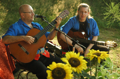 Akoestisch duo la guitarra latina